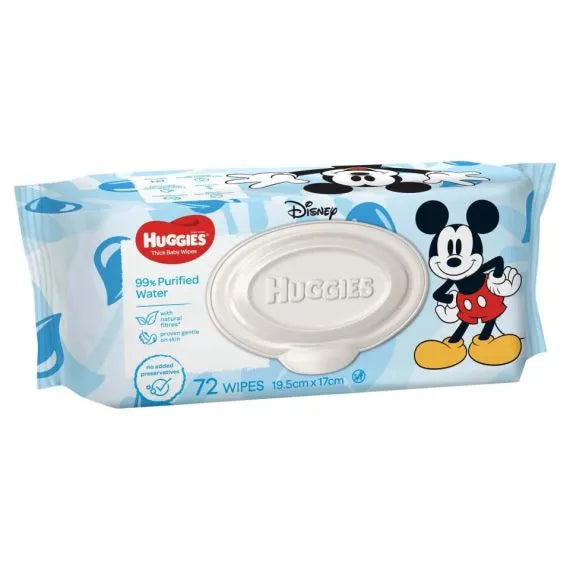 Huggies Thick Baby Wipes 99% Purified Water Refill