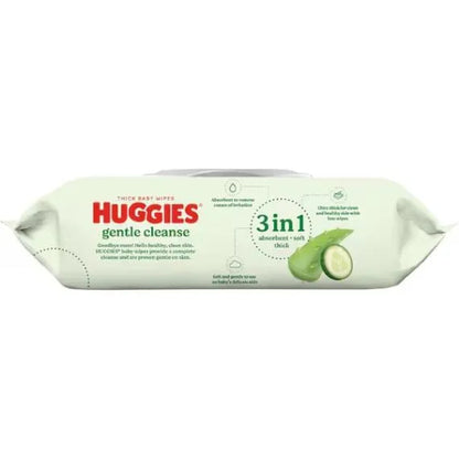 Huggies Natural Care Baby Wipes Cucumber & Aloe