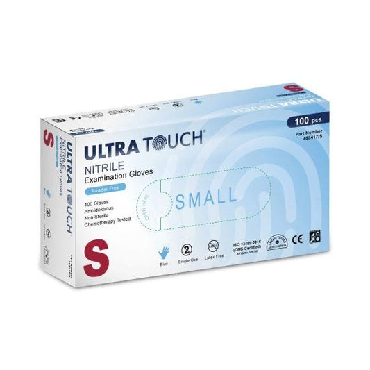 Ultra Touch Gloves Nitrile Small Blue