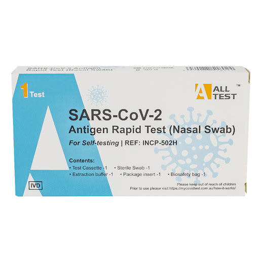 ALLTEST COVID19 Nasal Rapid Antigen Test 1 Pack