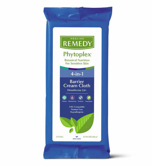 Medline Remedy Phytoplex 4-in-1 Barrier Cream Cloth (MSC092508)