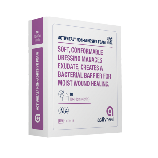 Activheal Foam Non Adhesive 10x10cm