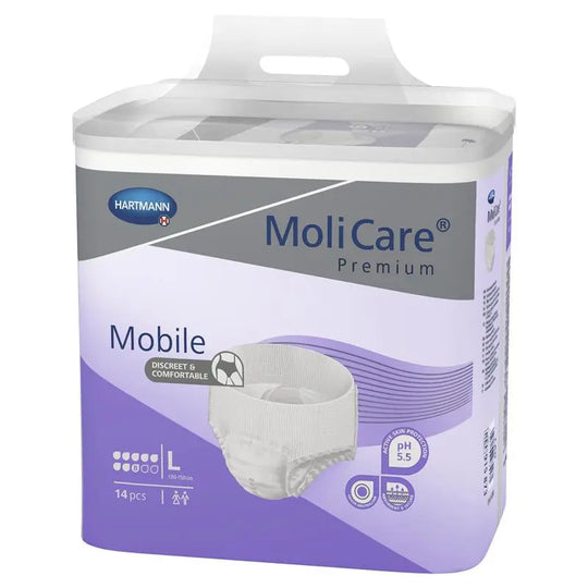 Molicare Premium Mobile 8 Drops Large Waist 100 150 Cm Unisex 2395ml