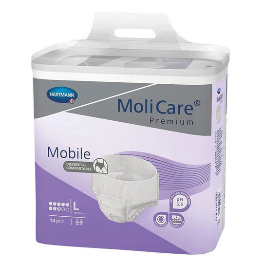 Molicare Premium Mobile 8 Drops Large Waist 100 150 Cm Unisex 2395ml