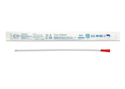 Cure Catheter Nelaton Coude Tip Fg16 Male 40cm Orange